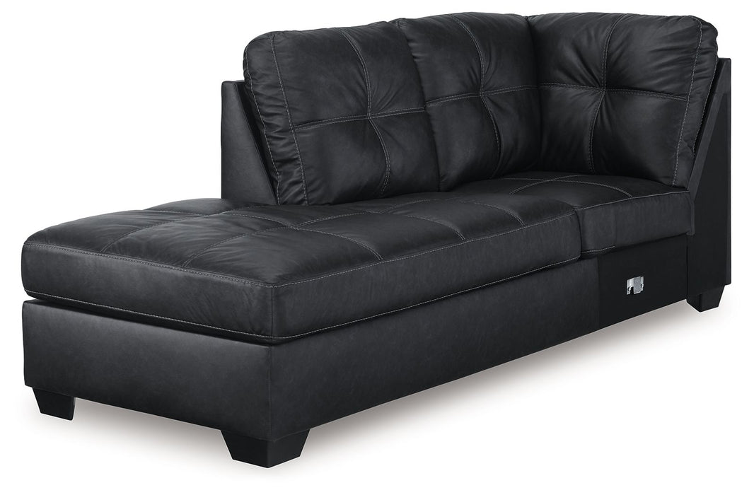 Barlin Mills - Laf Corner Chaise - Carbon Benchcraft®