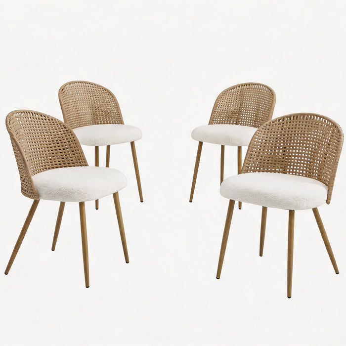 Bohemian Style Double Seater Dining Chair Home Essentials