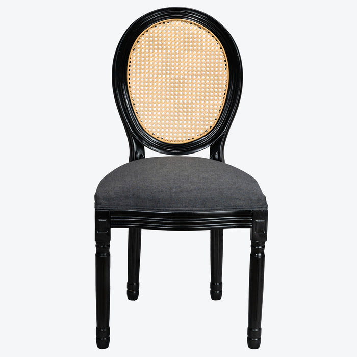 French Country Dining Chairs With Round Back (Set of 2) Home Essentials