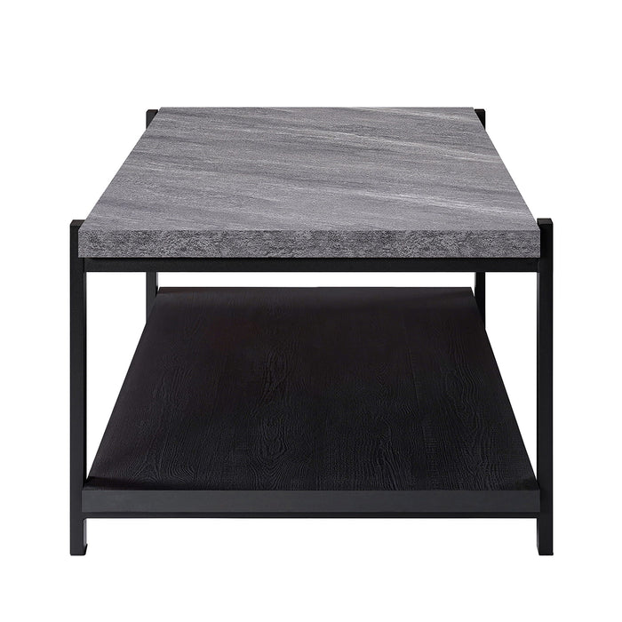 Linea - 3 Piece Occasional Set (1 Coffee & 2 End Tables) - Dark Gray New Classic