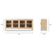 Marlowe - Glass Door Sideboard - White Jennifer Taylor Home