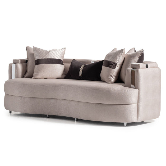 Carmela - Sofa - Zinc/Silver