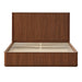 Wave Pattern Headboard Platform Bed Frame Hearth and Haven