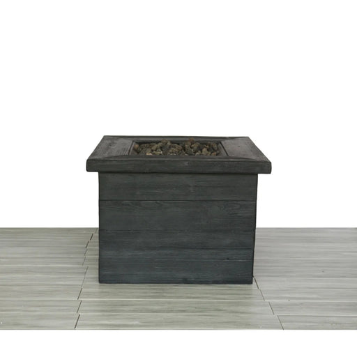 Fiber Reinforced Propane / Natural Gas, Fire Pit Table - Charcoal LSI Patio Furniture