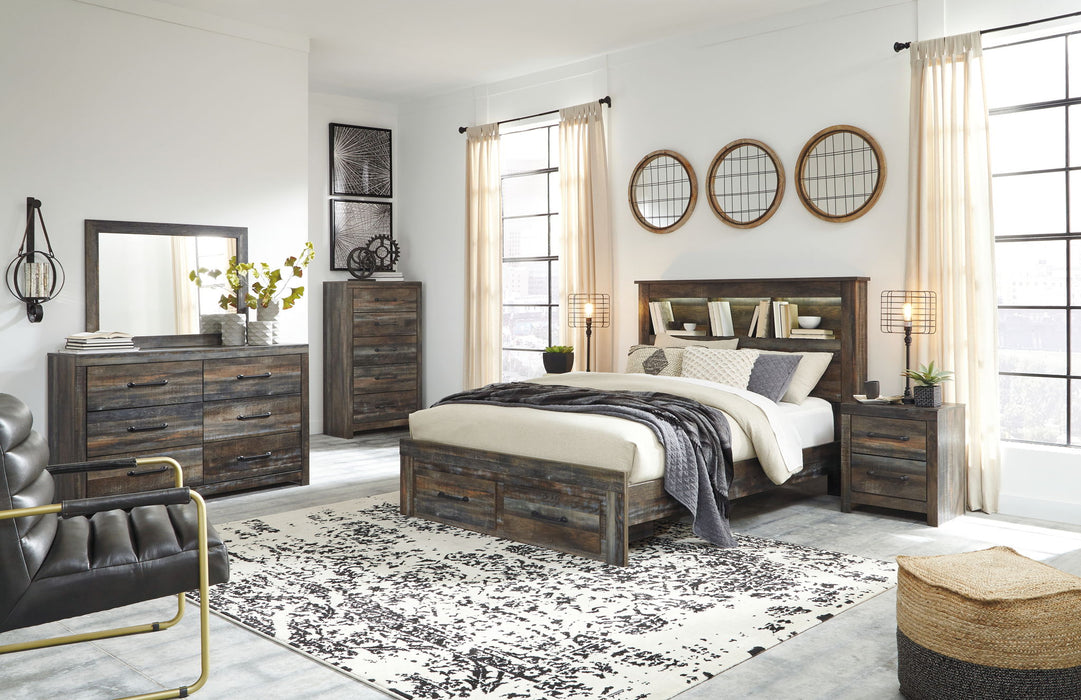 Drystan - Panel Bookcase Bed Signature Design by Ashley®