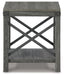 Freedan - Square End Table - Grayish Brown Signature Design by Ashley®