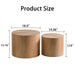 Modern Round Nesting Coffee Table (Set of 2) Home Essentials