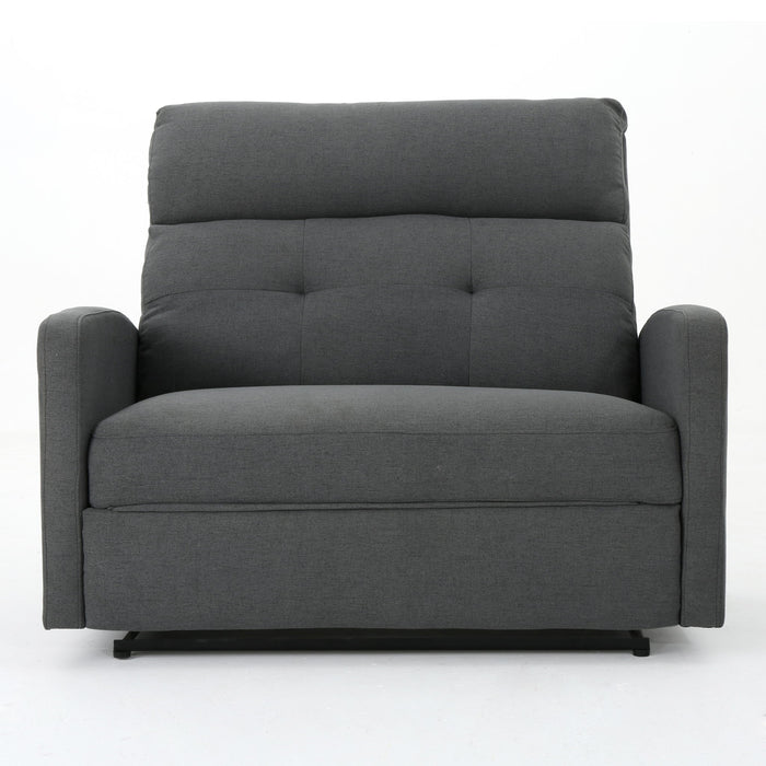 Alma - Contemporary Upholstered Loveseat Recliner