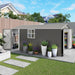 Outdoor Storage Shed With Lockable Doors Daily Nest