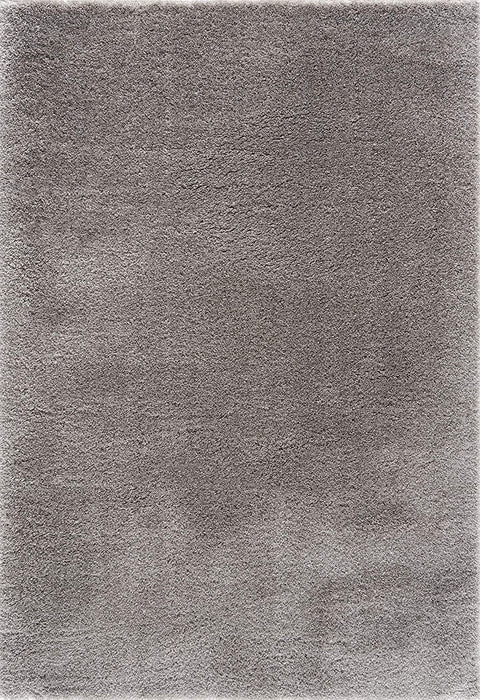 8' x 11' Modern Solid Shag Area Rug - Ivory