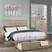 Bed With 2 Panel Headboard Home Essentials