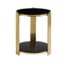 Round Table With Double Layer Storage Home Essentials