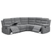 Aaron - 3 Piece Upholstered Sectional - Smoke Furniture Max