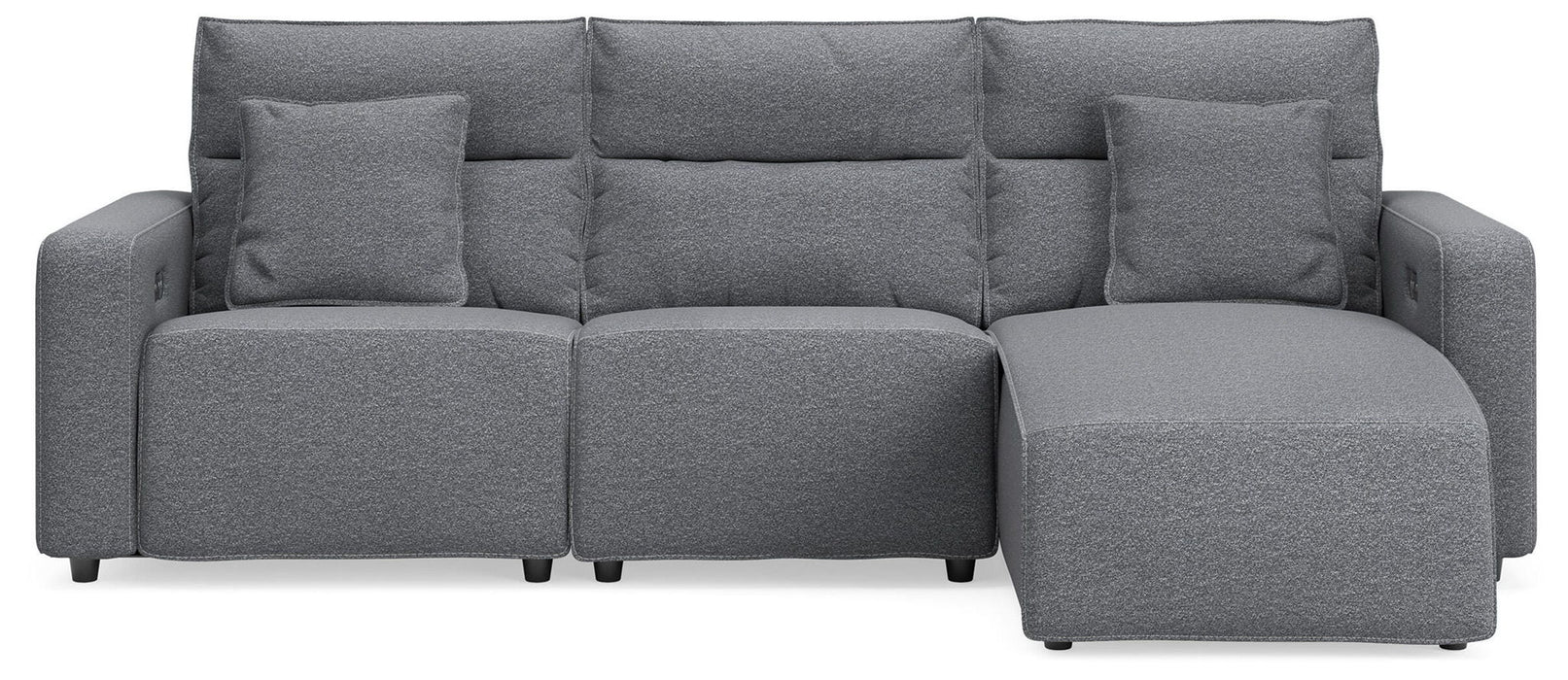 Modmax II - Reclining Sectional - Salt And Pepper Signature Design by Ashley®