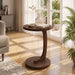C - Shaped End Table With Sturdy Base Home Essentials