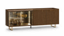 Fiamma - 4 Door Buffet - Brown / Gold Arredoclassic Italy
