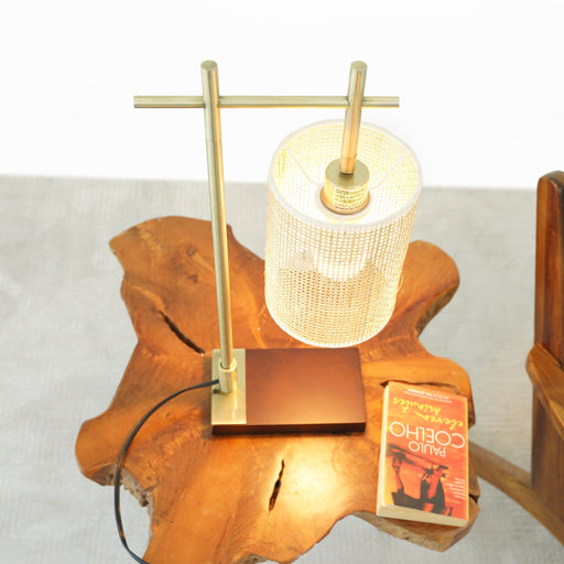 Bedroom Table Lamp With Lampshade - Bronze Ashcroft Furniture