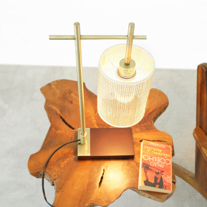 Bedroom Table Lamp With Lampshade - Bronze Ashcroft Furniture