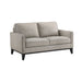 Aaron - Loveseat - Mist Gray New Classic