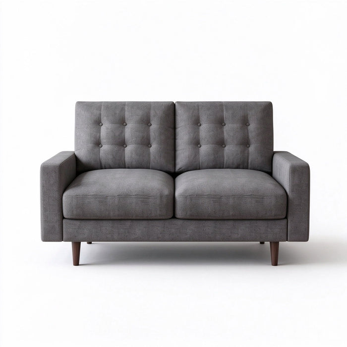 Loveseat Sofa, Tufted Back Upholstered 2 Seat Couch US Pride