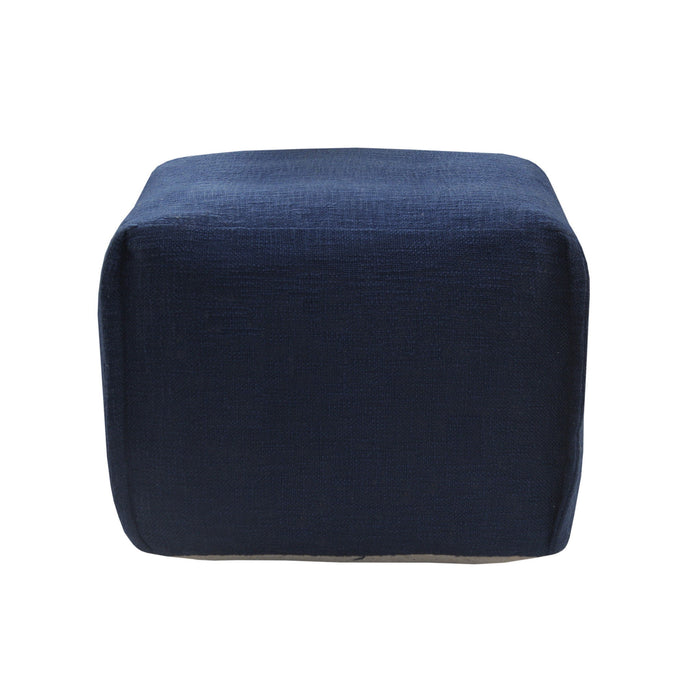 Ottoman Cotton Square - Blue