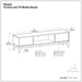 Harper - Low TV Media Stand - Walnut Brown Simpli-Home
