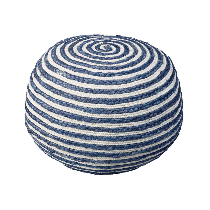 Ottoman Jute - Blue