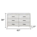 6 Drawer Dresser - Natural / Rustic Matrix Furniture Group
