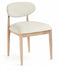 Riccio - Fabric Dining Side Chair (Set of 2) - Natural Frame Meridian Furniture