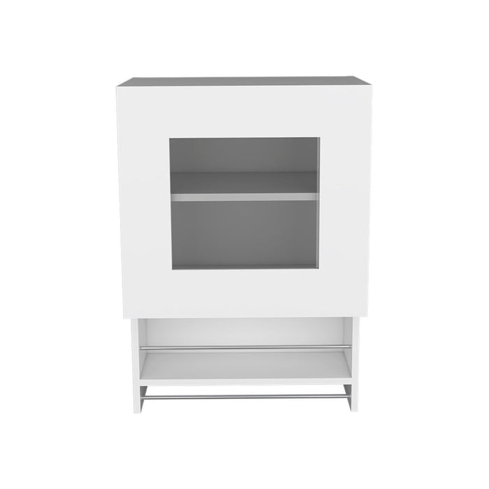 Wall mounted Accent Cabinet With One Shelf - White