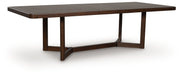 Dilenno - Rectangular Dining Room Extension Table - Dark Brown Signature Design by Ashley®