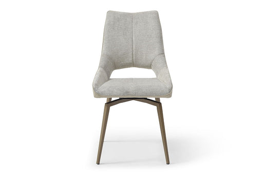 1239 - Swivel Chair - Beige / Champagne Extravaganza Collection