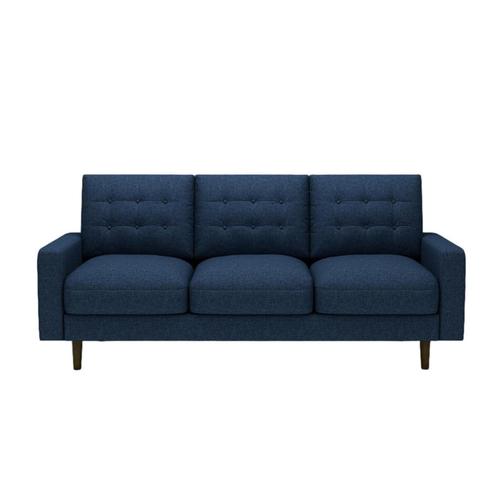3 Seat Sofa Couch With Tufted Back Upholstered Couch For Living Room US Pride