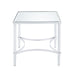 Petunia - End Table - Mirrored & Chrome ACME