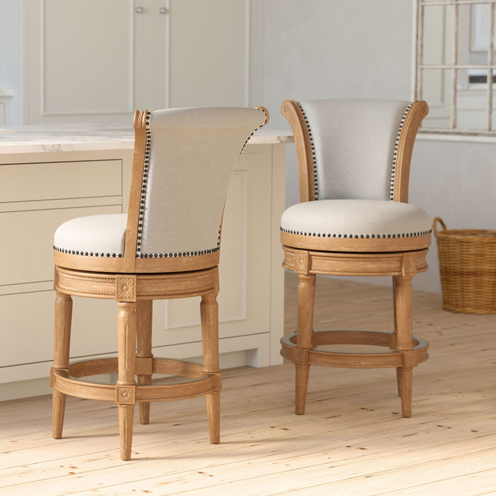 Swivel Barstool With High-Back Home Essentials