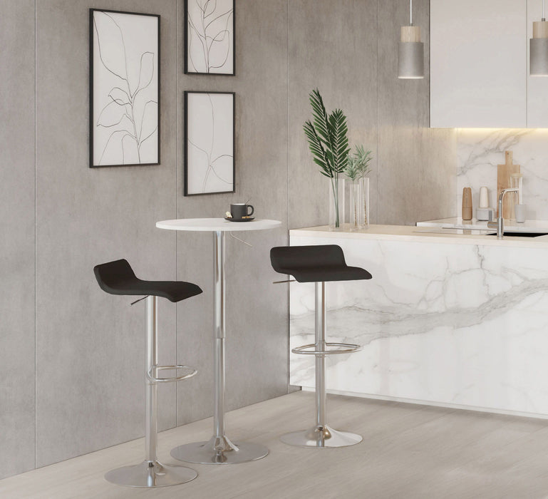 Ale - Contemporary Adjustable Barstool (Set of 2) Lumi Source