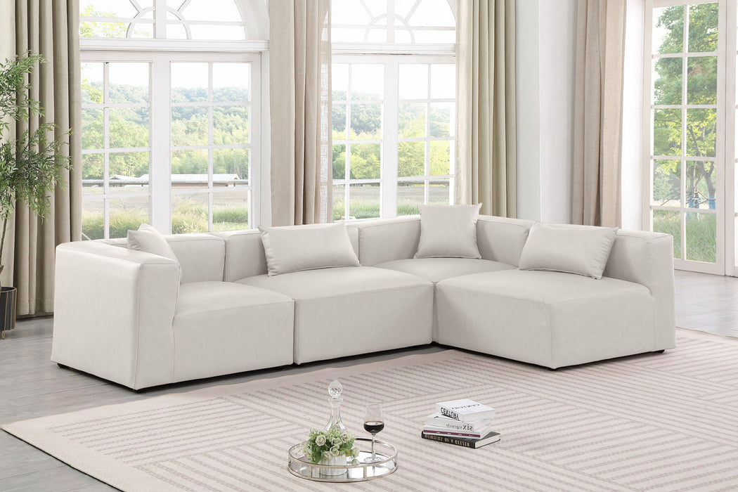 Cube - 4 Piece Modular Corner Sectional Meridian Furniture