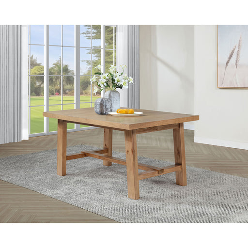Extension Leaf Dining Table With Removable Leaf - Natural Furniture Max