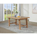 Extension Leaf Dining Table With Removable Leaf - Natural Furniture Max