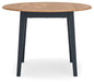 Gesthaven - Round Dining Room Drop Leaf Table Set Signature Design by Ashley®