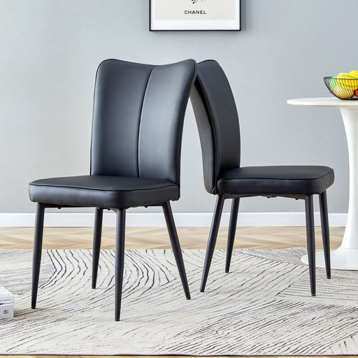 Minimalist Style Minimalist Dining Chairs With Metal Legs Home Essentials