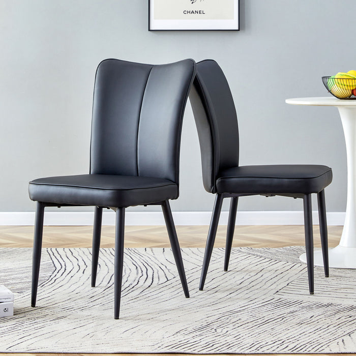 Minimalist Style Minimalist Dining Chairs With Metal Legs Home Essentials