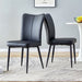 Minimalist Style Minimalist Dining Chairs With Metal Legs Home Essentials