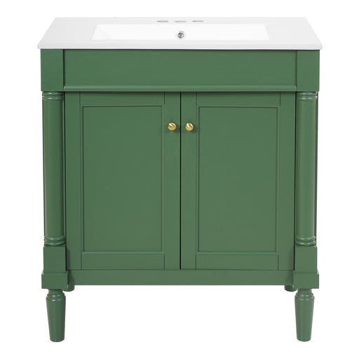 Bathroom Vanity Cabinet With Sink, Soft Close Doors, Storage Cabinet Hearth and Haven