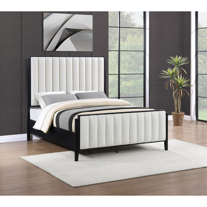 Ennis - Bed With Tufted Headboard Furniture Max
