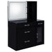 Kerr - 2 Drawer Makeup Vanity Table With Mirror And Stool Furniture Max