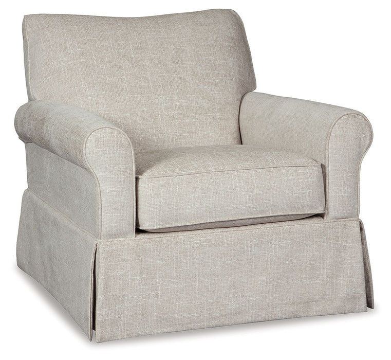 Searcy - Swivel Glider Accent Chair - Quartz Signature Design by Ashley®