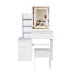 Modern Vanity Desk With 3 LED Lighting Modes, 4 Drawers Home Essentials