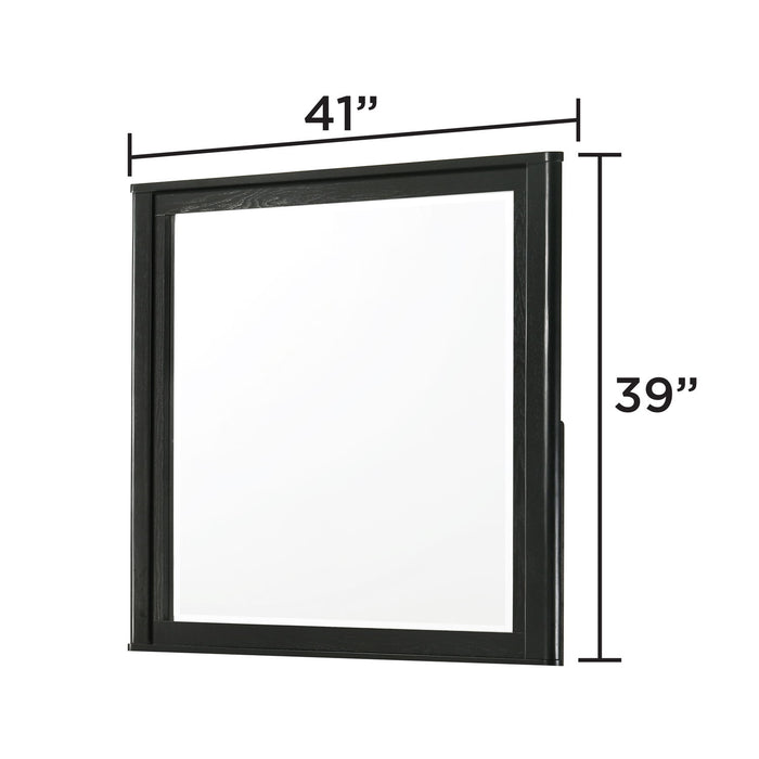 Opel - Bedroom Mirror - Black Matrix Furniture Group