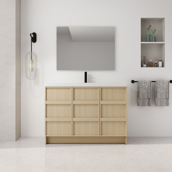 Freestanding Bathroom Vanity With Sink & 2 Soft Close Cabinet Doors Home Essentials
